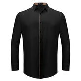 Modern Class Button Up Shirt BLACK